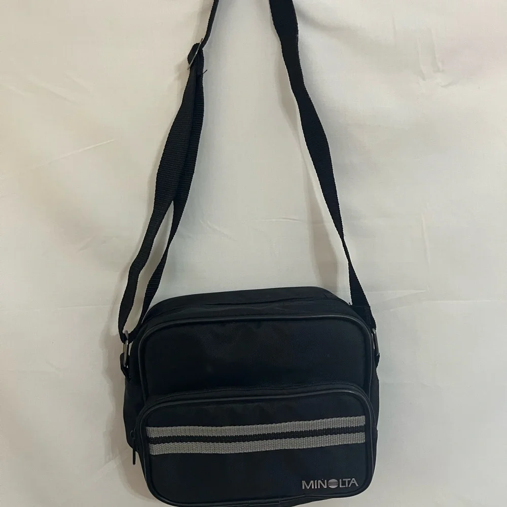 Vintage Retro Minolta Black and Gray Camera Case